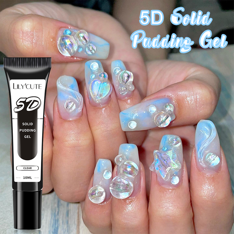 Resin Art Youtube - LILYCUTE 10ml 5D sólido pudín Gel