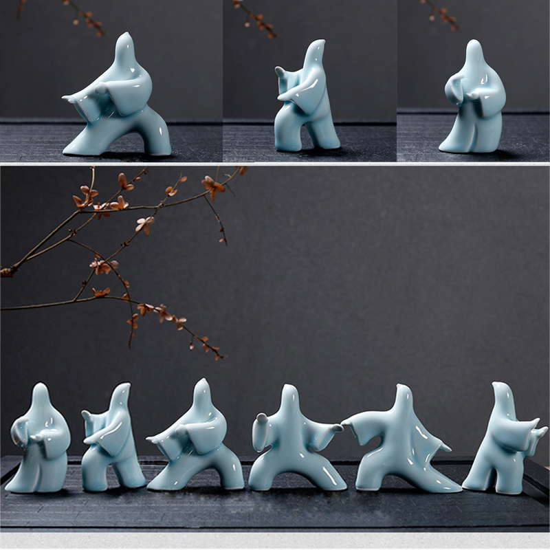 Resin Art Studio - Estatuilla de Poses de Kungfu de