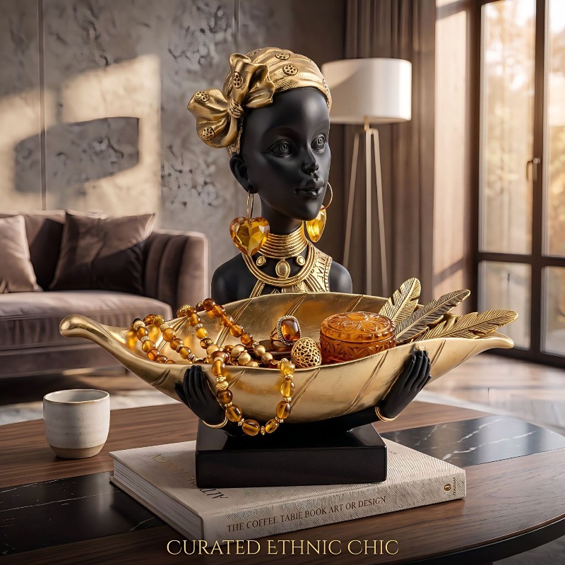 Resin Art Table - Almacenamiento de Estatuas de Resina de