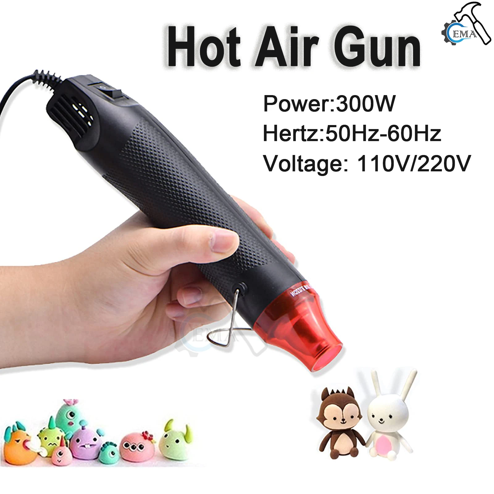 Resin Art Heat Gun - Pistola de aire caliente estándar de