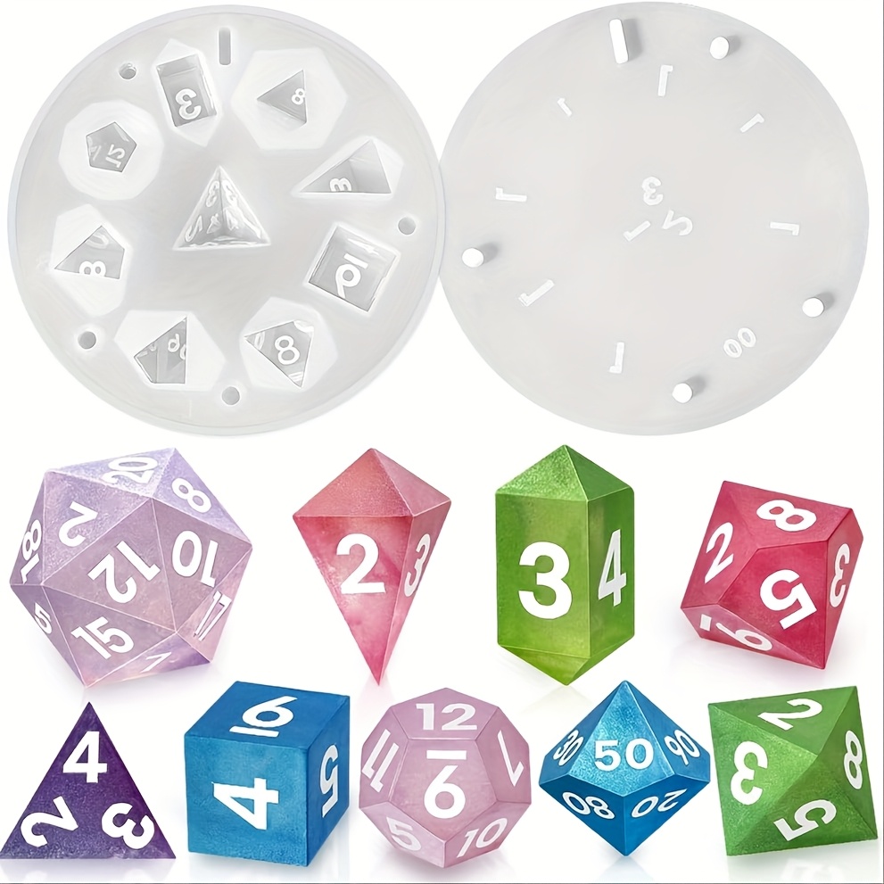 1 juego de moldes de resina de - Resin Art Table reseña y precio