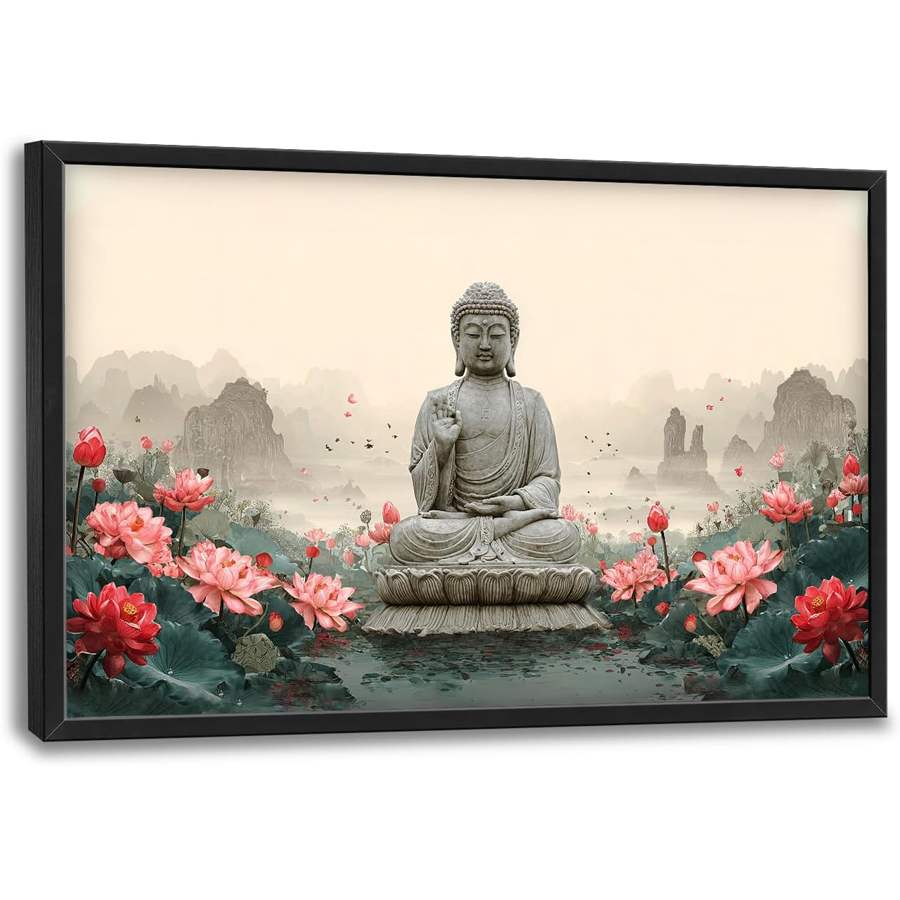 Gran estatua de Buda, mosaico  - Resin Art Studio reseña y precio