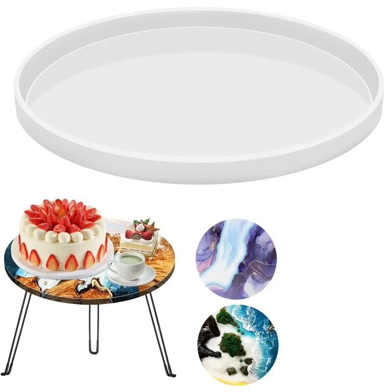 Moldes de resina epoxi redondo - Resin Art Table reseña y precio