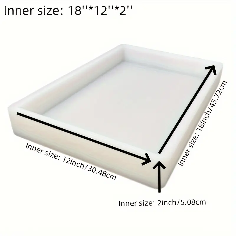 Molde de Silicona Grande de 18 - Resin Art Table reseña y precio