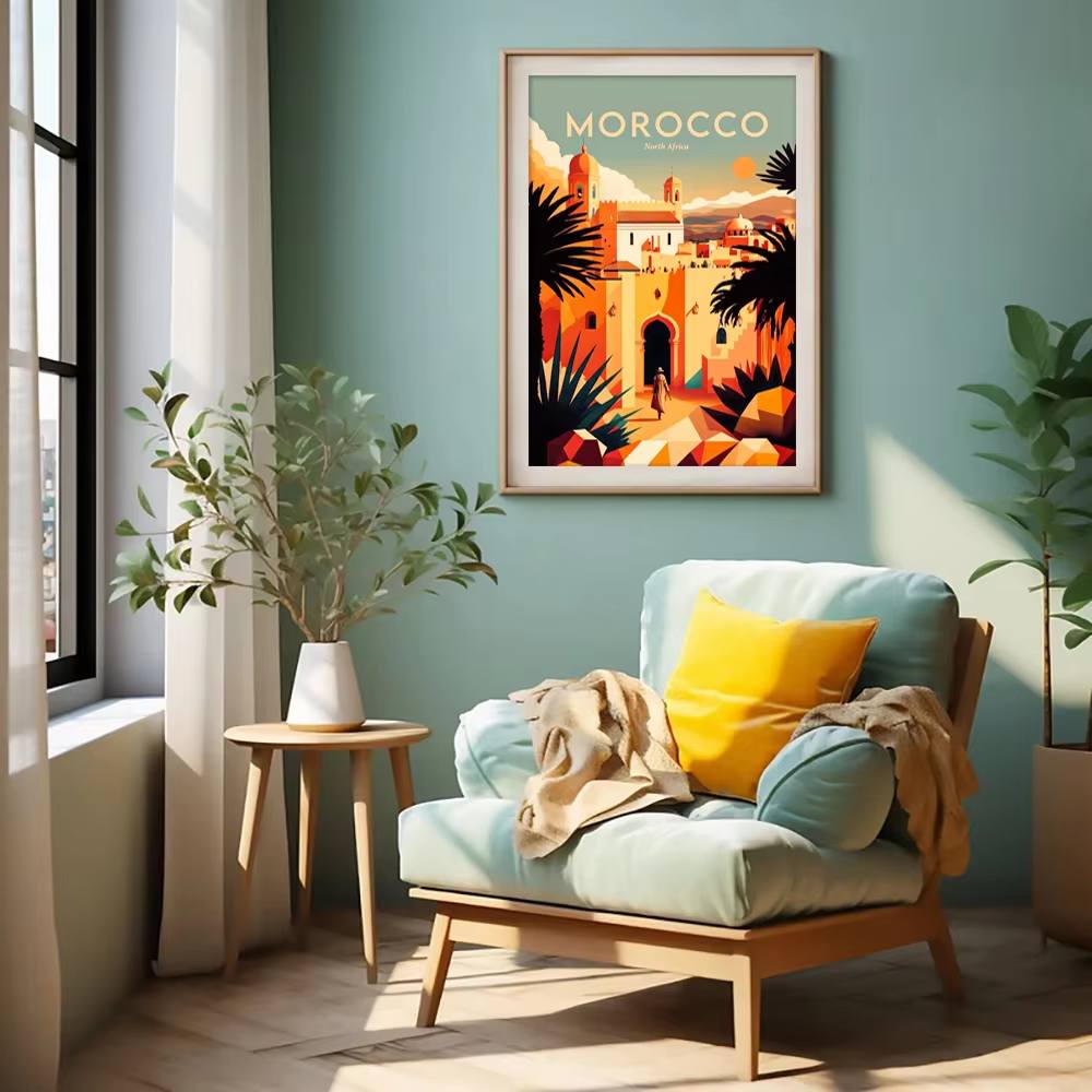 Mural de Paisaje de Cuatro Est - Resin Art Studio reseña y precio