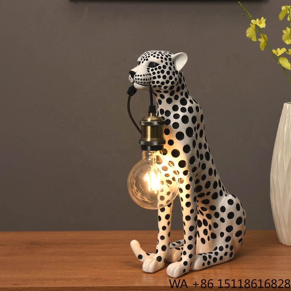 Escultura de Resina de Leopard - Resin Art Table reseña y precio