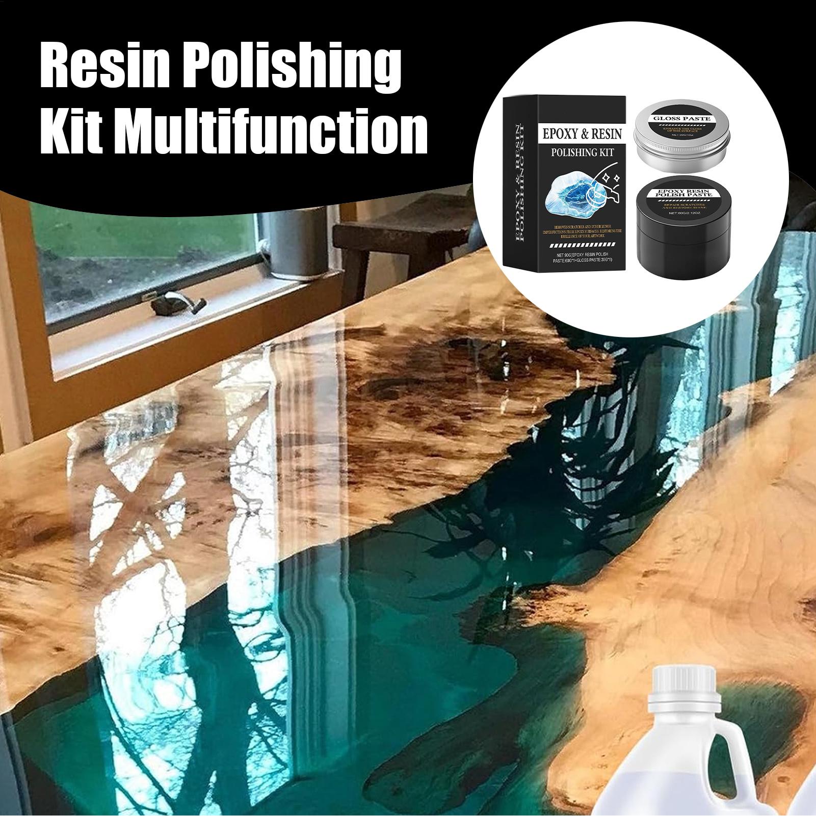 Kit de pulido de resina epoxi, - Resin Art Table reseña y precio